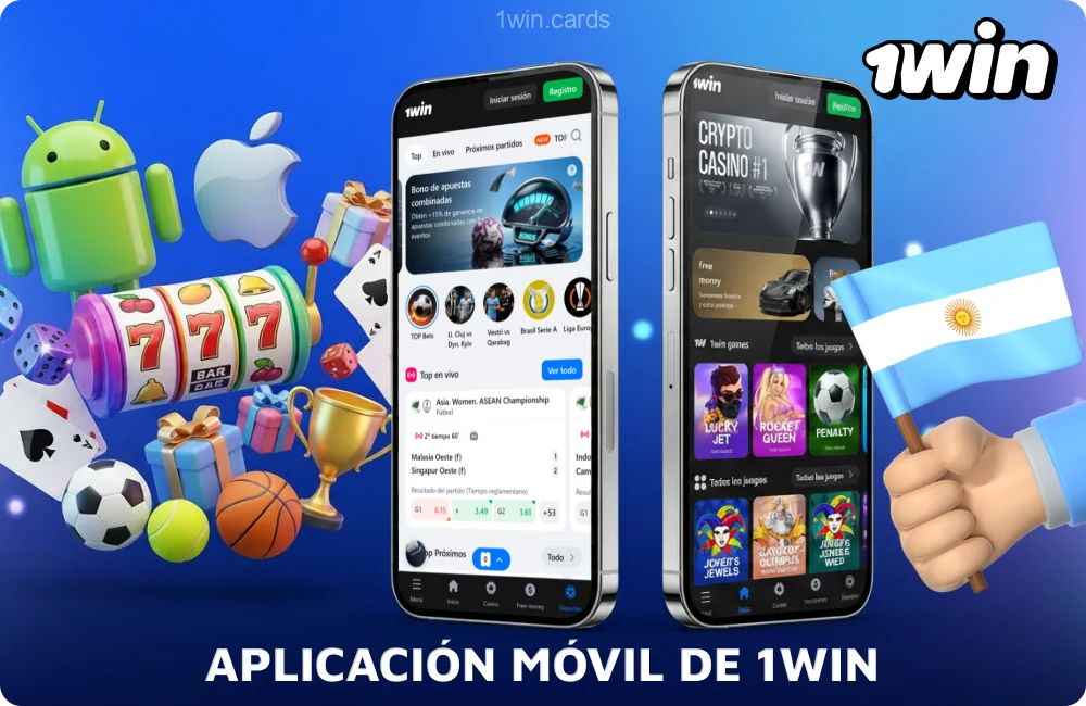 La aplicación móvil de 1win te permite jugar en el casino y hacer apuestas deportivas desde dispositivos Android e iOS