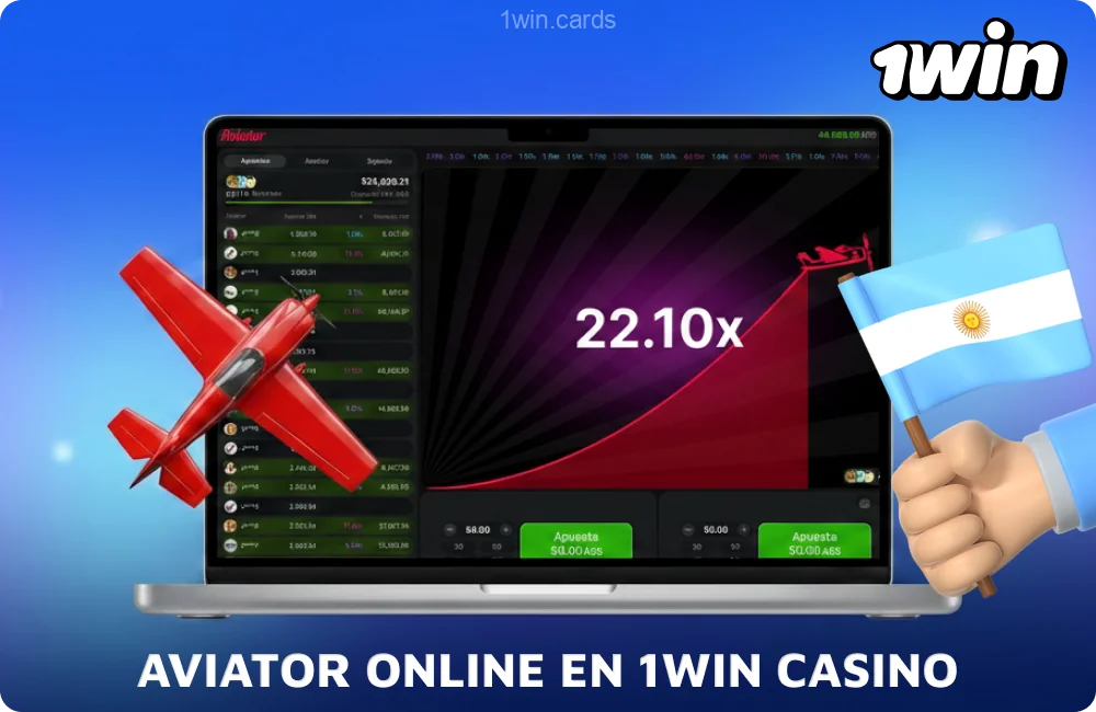 Aviator 1win es un juego dinámico disponible para los jugadores de Argentina con un bono de hasta el 500 %